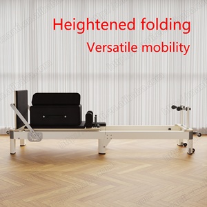 Ampliamente utilizado Fitness aleación <span class=keywords><strong>de</strong></span> aluminio Yoga <span class=keywords><strong>Pilates</strong></span> <span class=keywords><strong>cama</strong></span> <span class=keywords><strong>de</strong></span> núcleo plegable, equipo <span class=keywords><strong>de</strong></span> <span class=keywords><strong>Pilates</strong></span> Reformer, plegable - Product Image 3