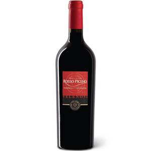 Vin rouge italien Rosso Piceno DOC Montepulciano-Sangiovese pour grillades et pâtes 6 bouteilles par boîte vin de table - Product Image 1