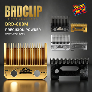 Brdclip แป้งโลหะวิทยาเหล็ก + อุปกรณ์เสริมใบมีดสำหรับการตัดขนแบบเซรามิกเหมาะสำหรับปัตตาเลี่ยนผม <span class=keywords><strong>Wahl</strong></span> sc/mrd - Product Image 3