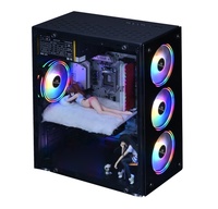 SNOWMAN Atx Case Gaming Pc Case Tower Wholesale Matx Gaming Desktop Computer Case With Custom Logo Pc Cabinet