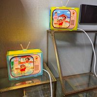 Chaude 3D Stéréo Personnalisé Illusion Creative Dessin Animé Mini Chaud Acrylique Led Table Lampe De Bureau Décoration Acrylique Mini Veilleuses