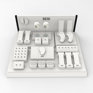 Bộ trưng bày trang sức cao cấp, giá đỡ trưng bày trang sức xỏ khuyên, thiết kế tùy chỉnh sang trọng bằng da microfiber - Product Image 2