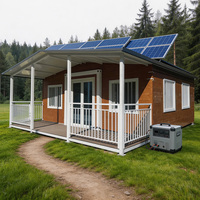 Cabane portable prête à l'emploi hors réseau en 15 minutes pour station de pompage d'eau à distance et irrigation agricole – Module de vie mobile