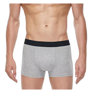 Boxers pour hommes EU & USA, personnalisables avec logo, en coton et élasthanne, avec logo sur la ceinture, couleur unie, sport, ouverture frontale, grandes tailles - Product Image 3