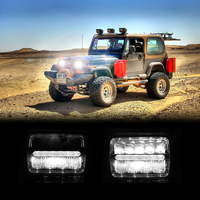 5X7 LED remplacement salut/bas faisceau scellé phares Led pour Jeep Wrangler YJ Cherokee XJ Toyota Ford