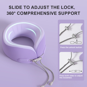 Gối du lịch bằng mút hoạt tính năm <span class=keywords><strong>2025</strong></span>, dây đeo có thể điều chỉnh, dễ mang theo, thích hợp cho máy bay, tàu hỏa và văn phòng - Product Image 3