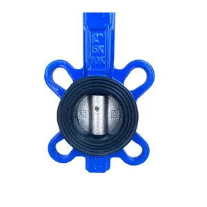 Factory Price Ductile Iron Wafer Type Motorized Butterfly Valve Electric Air Control