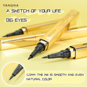 Crayon Eyeliner Liquide Herbal à Marque Privée, Anti-Bavures, Séchage Rapide, Longue Tenue, Imperméable, Noir Mat, Certifié MSDS, <span class=keywords><strong>Maquillage</strong></span> - Product Image 3