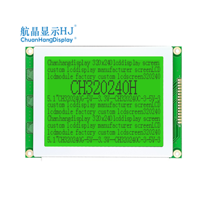 شاشة <span class=keywords><strong>LCD</strong></span> رسومية CH320240H مقاس 5.1 بوصة بتقنية COB 320240، وحدات شاشة <span class=keywords><strong>LCD</strong></span> بدقة 320×240 نقطة، شاشة <span class=keywords><strong>LCD</strong></span> مصفوفة نقطية RA8806 لا تحتاج إلى وحدة تحكم إضافية - Product Image 1