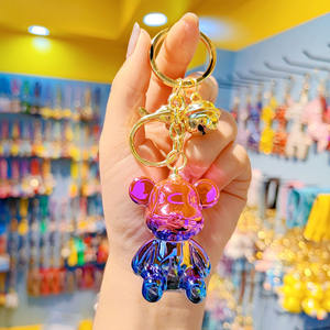 <span class=keywords><strong>Portachiavi</strong></span> a Forma <span class=keywords><strong>di</strong></span> Orsetto Carino, Trend Cartoon 3D, Ciondolo Anime per Auto e Borse, Idea Regalo - Product Image 5