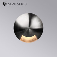 ALPHALUCE Lumière LED encastrée étanche IP67 3W, éclairage paysager extérieur multidirectionnel pour marches