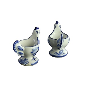 Porte-œuf en céramique de <span class=keywords><strong>Delft</strong></span>, bleu et blanc, en grès - Product Image 1