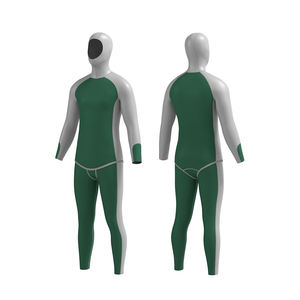 Özel Tasarım İki Parçalı Su Geçirmez Baskılı Erkekler İçin Kapüşonlu Yaka ve Uzun Kollu 7mm Kalınlığında Serbest Dalış Elbisesi - Product Image 2