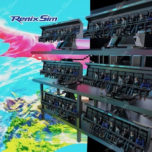 Simulador de Montaña Rusa RenixSim para Parques de Diversiones Comerciales, <span class=keywords><strong>Cine</strong></span> Volador 9D Inmersivo - Product Image 6