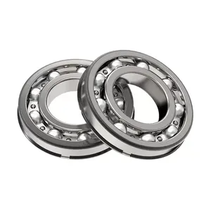 Roulements à billes à gorge profonde 6200NR 6201NR 6202NR 6203NR 6204NR <span class=keywords><strong>6205NR</strong></span> avec anneau de retenue à clip, anneau de sécurité, couvercle en acier à gorge, joint - Product Image 1