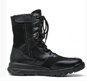 Botas de Desierto Ligeras y Transpirables TSB1102 con Cremallera Lateral, Suelas Ligeras de EVA, Empeine de Tela o Malla Negra para Desierto, en Stock - Product Image 2