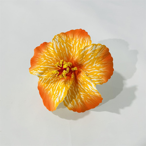 Horquilla de Hibisco Artificial, Flor de Espuma con Variedad de Colores, Pinza de Pelo con Diseño Único de Tatuaje, Excelente Calidad, Hecho a Mano, KN-hf081 - Product Image 6