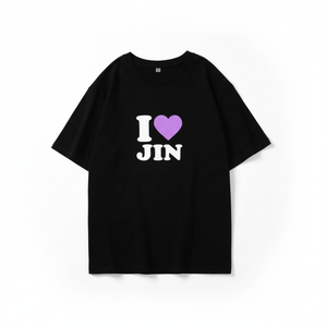 เสื้อยืดแขนสั้นผ้าฝ้ายคอปกแบบดรอปไหล่ระบายอากาศได้ดีสำหรับ IVE WONYOUNG ยูจิน เกอล ลิซ เรย์ ลีซีโอ - Product Image 1