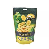 Sachets refermables personnalisés à fenêtre transparente, finition mate, étanches, en aluminium, de qualité alimentaire, pour bananes et snacks