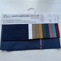 Tissu pour costume T/R uni teint en masse viscose/polyester avec lisière anglaise fantaisie pour vêtements de travail