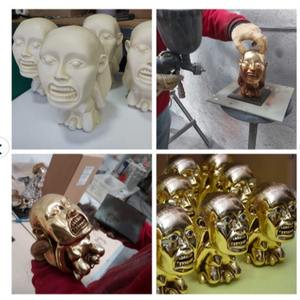 Pasokan langsung dari pabrik ramah lingkungan <span class=keywords><strong>Indiana</strong></span> <span class=keywords><strong>Jones</strong></span> Golden Idol patung Mini kerajinan Resin kesuburan untuk tampilan Desktop - Product Image 4