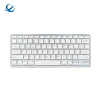 Vente en gros, prix bas, clavier multimédia universel à 78 touches, noir, blanc, clavier sans fil simple