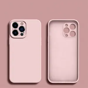 Casing Silikon Cair Kualitas Tinggi Tersedia 31 Warna untuk iPhone 11 12 13 14 Pro Max Casing Ne 14 14 Plus 11 12 13 Pro Max