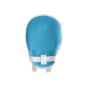 Gants de contention respirants avec sangles de poignet anti-auto-agression pour usage en massage thérapeutique - Product Image 1