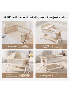 Claf <span class=keywords><strong>Bebe</strong></span> Lit mobile de luxe pour nouveau-nés Lit de soins postnatals pour la maison et l'hôpital pour l'extérieur et la chambre à coucher - Product Image 6