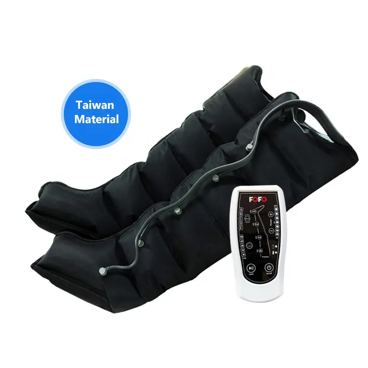 Système de thérapie par Compression d'air pour récupération de blessures sportives, bottes de Compression de jambes CY-AR2 rechargeables (6 chambres), masseur de pieds