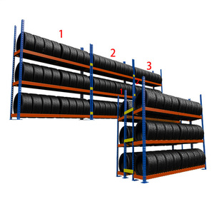 Lốp lưu trữ Giá kim loại nhà để xe lưu trữ giá mạ kẽm kệ - Product Image 3
