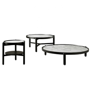 Mesa de <span class=keywords><strong>centro</strong></span> de panel de roca de madera maciza de América del <span class=keywords><strong>Norte</strong></span> minimalista, juego de mesa de <span class=keywords><strong>centro</strong></span> redonda Simple para sala de estar - Product Image 6