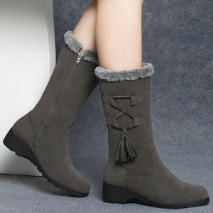 Nuevas Botas de Nieve de Invierno para Mujer con Suela Gruesa, Botas Cálidas de Media Pantorrilla, Zapatos Nórdicos de Algodón, Botas Cortas Versátiles con Forro Polar Engrosado - Product Image 3