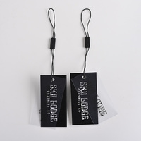 Etiquettes volantes de luxe personnalisées Etiquettes pour vêtements en aluminium Etiquettes avec logo personnalisé Billet pivotant Etiquettes volantes avec feuille d'or pour vêtements