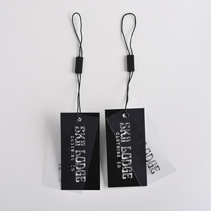 Etiquettes volantes de luxe personnalisées Etiquettes pour vêtements en aluminium Etiquettes avec logo personnalisé Billet pivotant Etiquettes volantes avec feuille d'or pour vêtements - Product Image 3