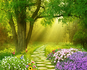 Carta da Parati con Motivo Foresta Verde Naturale, Tessuto su Tela Moderno Impermeabile, Facile da Personalizzare nelle Dimensioni, Murale per Estensione dello Spazio - Product Image 4