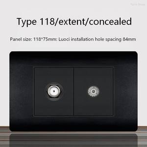 Enchufe y toma de corriente avanzados para satélite serie 118, PC, electrodomésticos, TV y LAN - Product Image 6