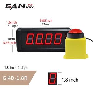 Minuterie de jeu Portable 1.8 pouces 4 chiffres numérique 10s Challenge avec bouton Start Stop pour <span class=keywords><strong>le</strong></span> marketing promotionnel attirer les clients - Product Image 2