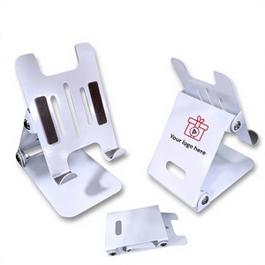 <b>Promotional</b> Gift Set with Leather & Metal Custom Logo Durable Phone Holder for IPhones Luxury Design Outdoor & Home Use - Product Image 1