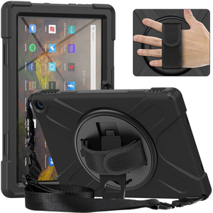 Funda Protectora Resistente <span class=keywords><strong>para</strong></span> Tablet <span class=keywords><strong>PC</strong></span> de 10.1 Pulgadas, Carcasa de Silicona Resistente a Impactos <span class=keywords><strong>para</strong></span> <span class=keywords><strong>Kindle</strong></span> Fire HD 10 Plus, Elegante y Protectora - Product Image 4