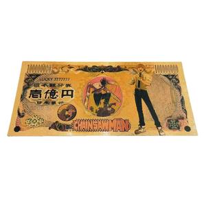 2026 Gran Venta JP <span class=keywords><strong>Chainsaw</strong></span> Hero 5 Diseños Billete Bañado en Oro de 24K para Colección - Product Image 5