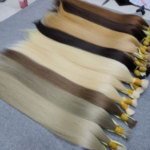 Extensiones de cabello humano rizado virgen natural con cutícula alineada-Natural, disponible en recto y ondulado - Product Image 6