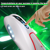 AOLAN Erwachsenen-Masturbator, Vollständig Wasserdicht, LCD-Display, 9 Vibrations-/9 Saugmodi, Rotierend, Stoßend, Automatischer Masturbationsbecher für Männer