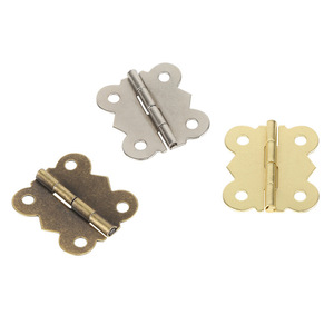 Bisagras Mini Mariposa Yuyao de 1 Pulgada, Planas, de Hierro, para Cajas de Joyería, Instalación por Perforación - Product Image 3