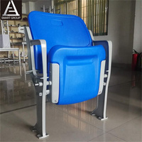 Chaise de stade pliable inclinable chaise de stade de baseball sièges de stade en plastique à vendre