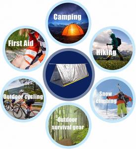 Poncho de camping et de randonnée imperméable, résistant aux intempéries et au vent, réutilisable, pour situations d'urgence, en emballage sac. - Product Image 1