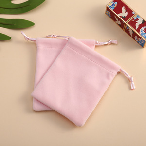 Bolsa de Regalo Rosa de Terciopelo con Cordón, Personalizada al por Mayor, para Recuerdos de Fiesta de Bodas - Product Image 6