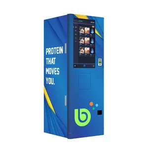 24 Hours Automatic Gym Use Remotaly Control Standing Protein Shake Energy Cold Drinks Vending Machine