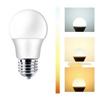 Ampoule LED à spectre complet 3-en-1 à changement de couleur 5W 7W 9W B22 E27 Lumineuse 3000K 4000K 6000K pour chambre à coucher