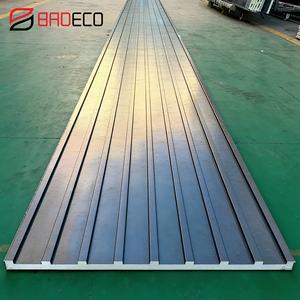 Aislamiento de tejas de aluminio de doble capa <span class=keywords><strong>Panel</strong></span> de gran pared para paredes y techos Revestimiento de techos de metal impermeabilizante - Product Image 6